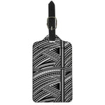 Maori Polynesian Tribal Tattoo Print Luggage Tag