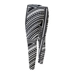 Maori Polynesian Tribal Tattoo Print Men's Compression Pants