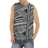 Maori Polynesian Tribal Tattoo Print Men's Fitness Tank Top