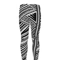 Maori Polynesian Tribal Tattoo Print Men's Leggings