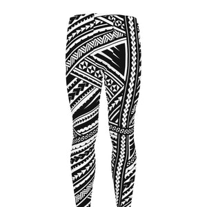 Maori Polynesian Tribal Tattoo Print Men's leggings