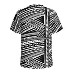 Maori Polynesian Tribal Tattoo Print Men's Sports T-Shirt