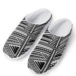 Maori Polynesian Tribal Tattoo Print Mesh Casual Shoes