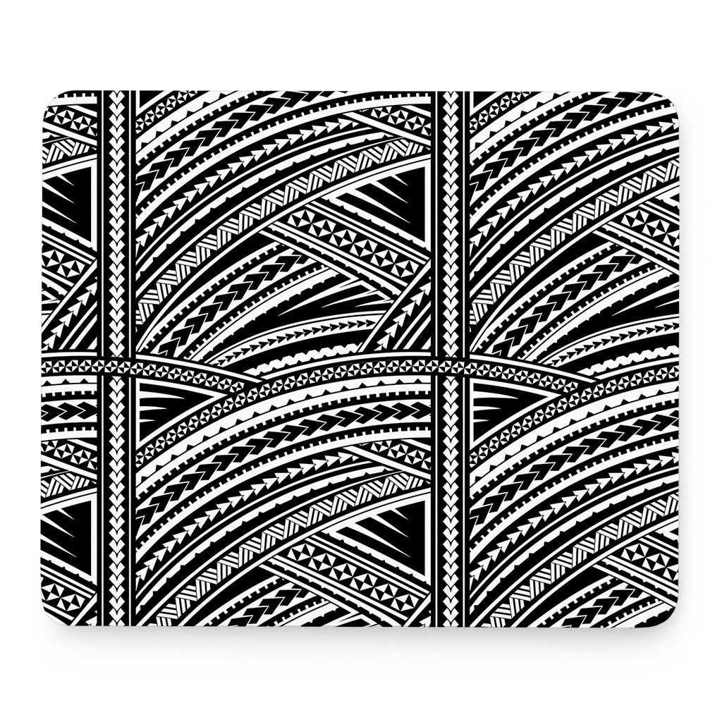 Maori Polynesian Tribal Tattoo Print Mouse Pad