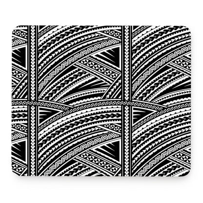Maori Polynesian Tribal Tattoo Print Mouse Pad