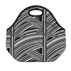 Maori Polynesian Tribal Tattoo Print Neoprene Lunch Bag