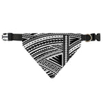Maori Polynesian Tribal Tattoo Print Over The Collar Dog Bandana