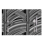 Maori Polynesian Tribal Tattoo Print Placemat
