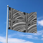 Maori Polynesian Tribal Tattoo Print Polyester Flag