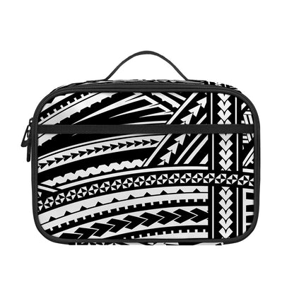 Maori Polynesian Tribal Tattoo Print Portable Lunch Bag