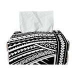 Maori Polynesian Tribal Tattoo Print Rectangle Tissue Box Cover