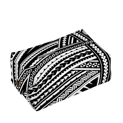Maori Polynesian Tribal Tattoo Print Rectangle Tissue Box Cover