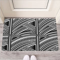 Maori Polynesian Tribal Tattoo Print Rubber Doormat