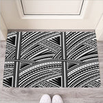 Maori Polynesian Tribal Tattoo Print Rubber Doormat