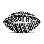 Maori Polynesian Tribal Tattoo Print Rugby Ball