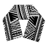 Maori Polynesian Tribal Tattoo Print Scarf
