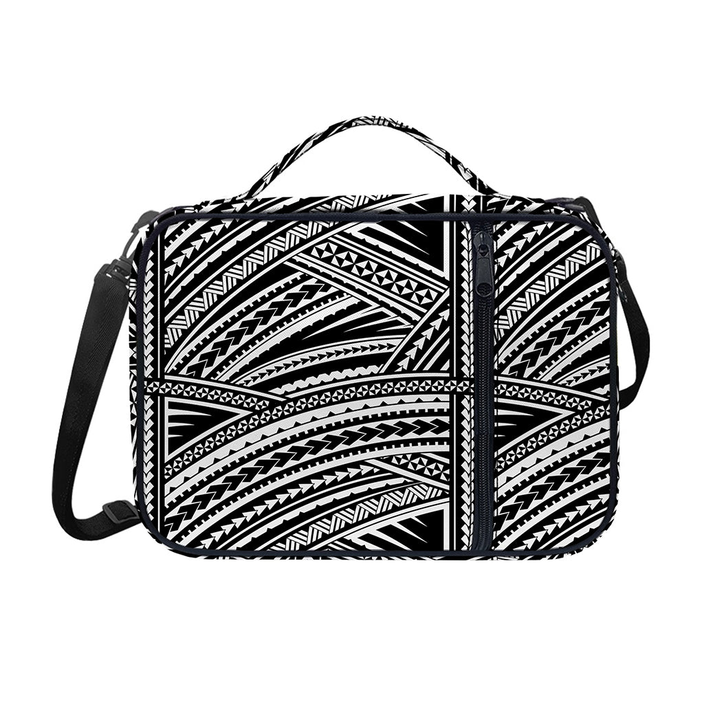 Maori Polynesian Tribal Tattoo Print Shoulder Strap Bible Bag