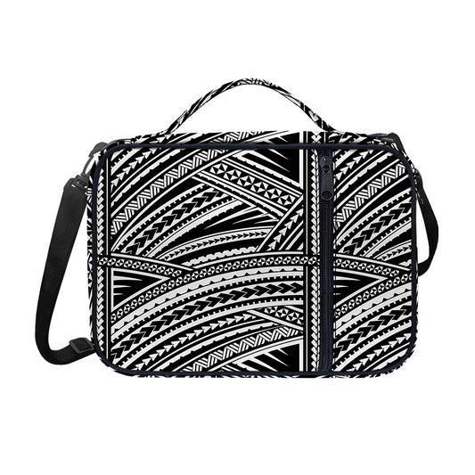 Maori Polynesian Tribal Tattoo Print Shoulder Strap Bible Bag