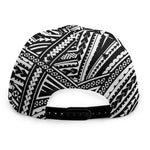 Maori Polynesian Tribal Tattoo Print Snapback Cap