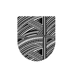 Maori Polynesian Tribal Tattoo Print Toilet Lid Cover