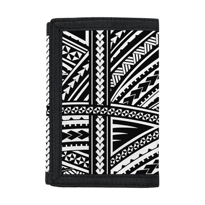 Maori Polynesian Tribal Tattoo Print Trifold Wallet