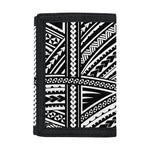 Maori Polynesian Tribal Tattoo Print Trifold Wallet