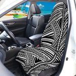Maori Polynesian Tribal Tattoo Print Waterproof Car Seat Cover