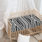 Maori Tattoo Polynesian Tribal Print Baby Crib Sheet