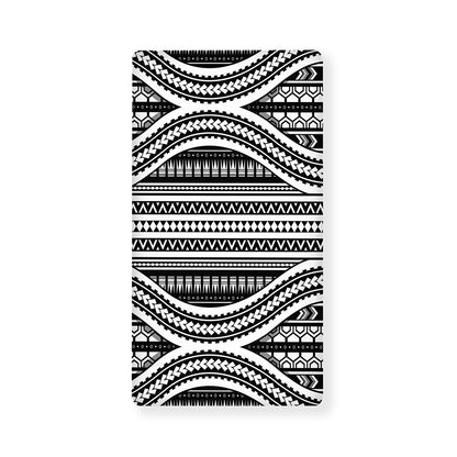 Maori Tattoo Polynesian Tribal Print Baby Crib Sheet
