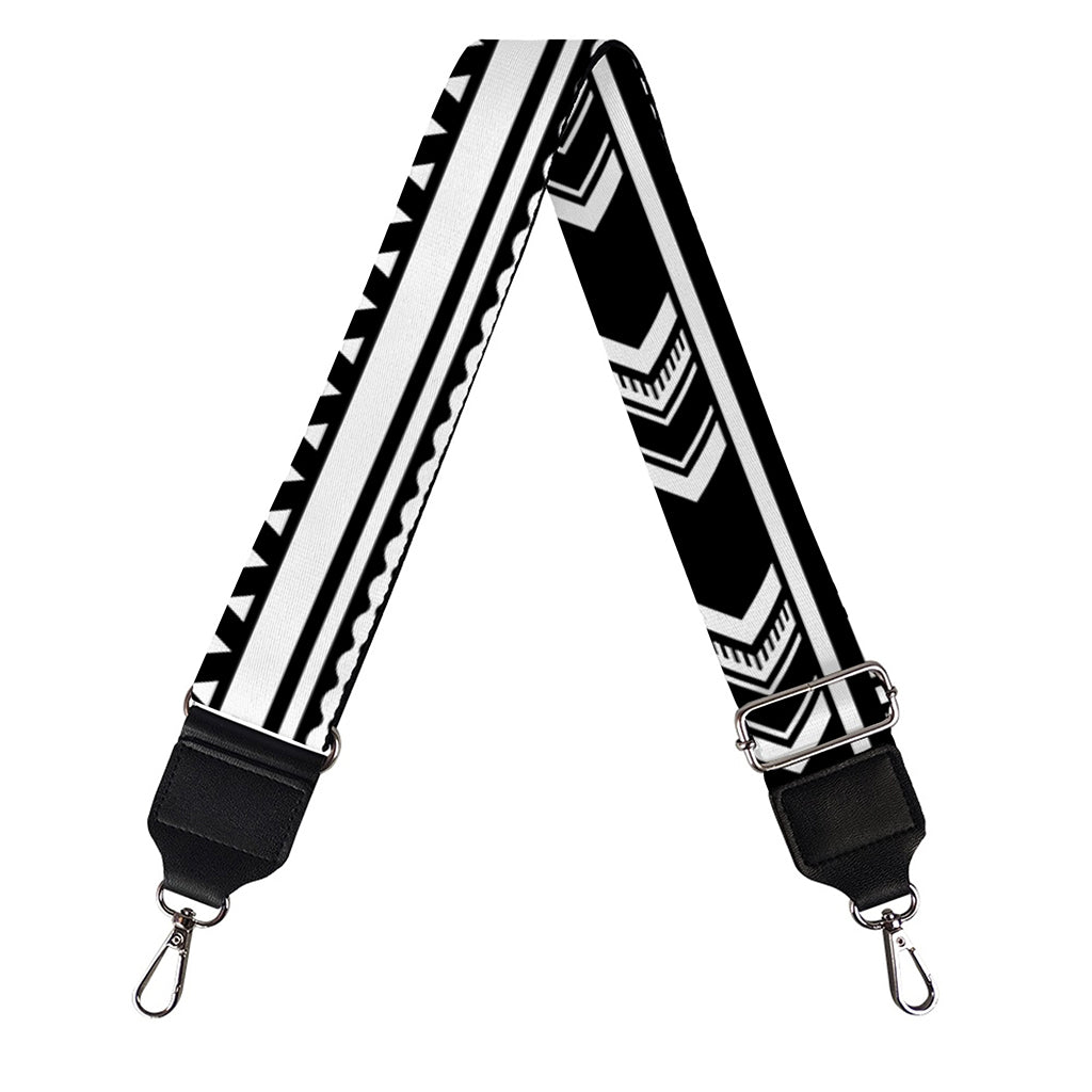 Maori Tattoo Polynesian Tribal Print Bag Strap