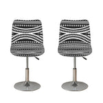 Maori Tattoo Polynesian Tribal Print Bar Stool Covers