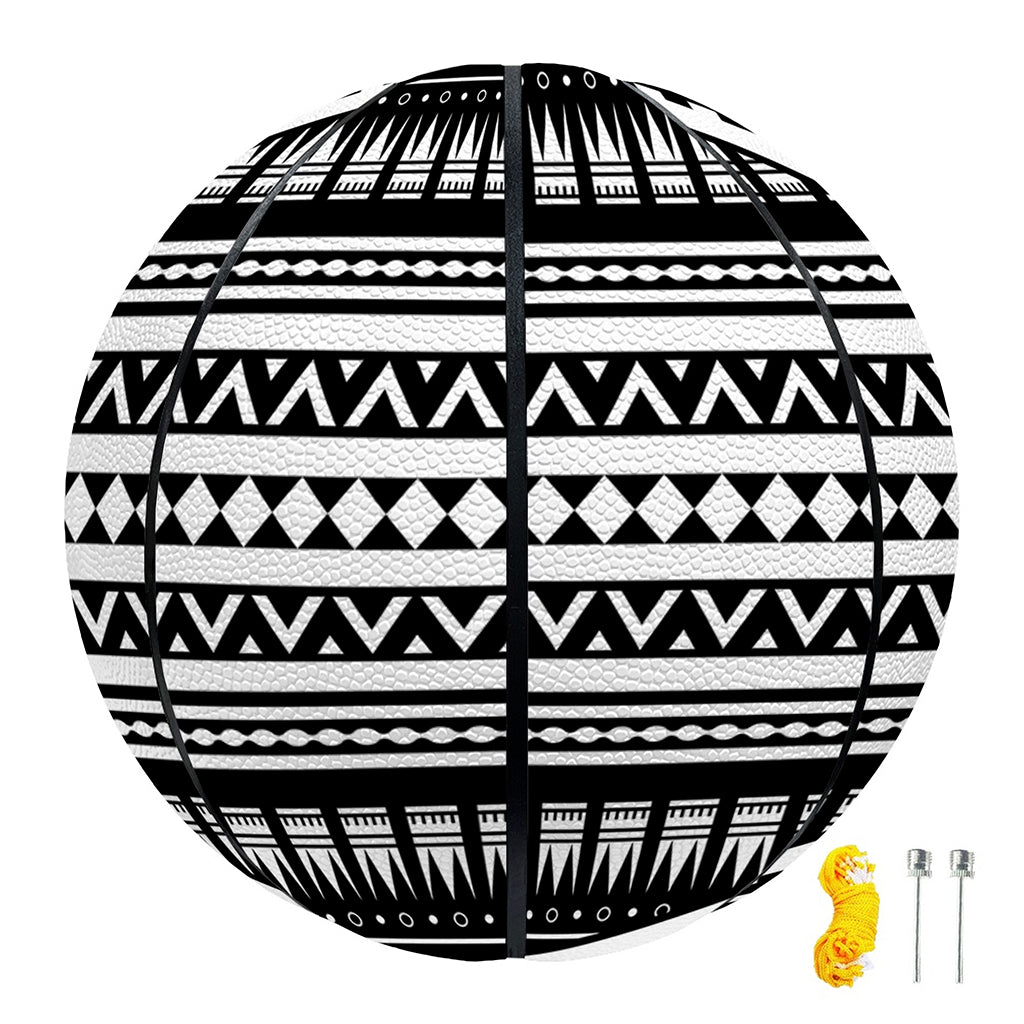 Maori Tattoo Polynesian Tribal Print Basketball