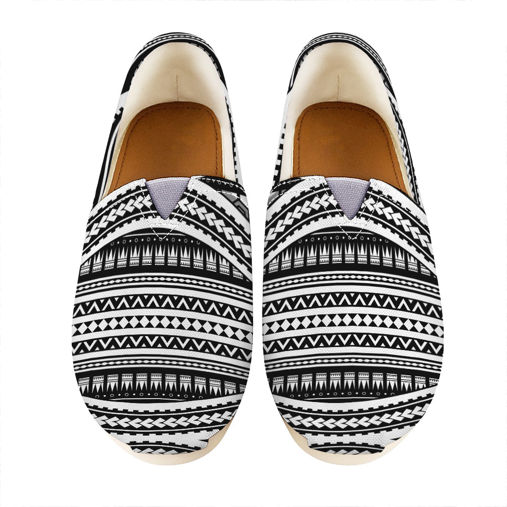 Maori Tattoo Polynesian Tribal Print Casual Shoes