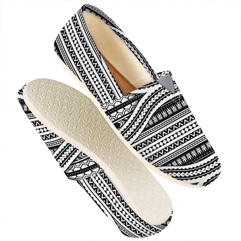 Maori Tattoo Polynesian Tribal Print Casual Shoes