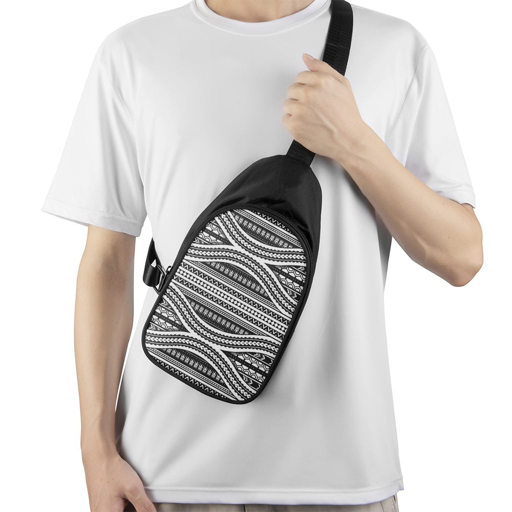 Maori Tattoo Polynesian Tribal Print Chest Bag