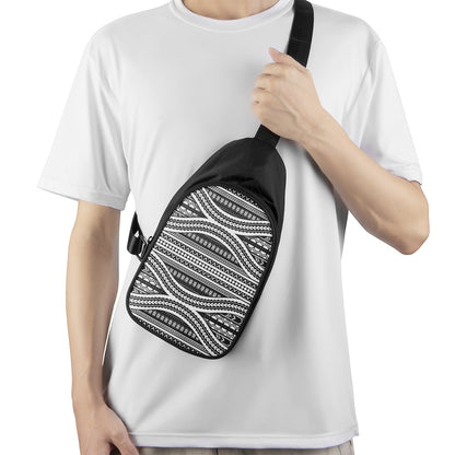 Maori Tattoo Polynesian Tribal Print Chest Bag