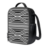 Maori Tattoo Polynesian Tribal Print Crossbody Lunch Bag