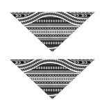 Maori Tattoo Polynesian Tribal Print Dog Bandana