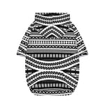 Maori Tattoo Polynesian Tribal Print Dog Zip Up Hoodie