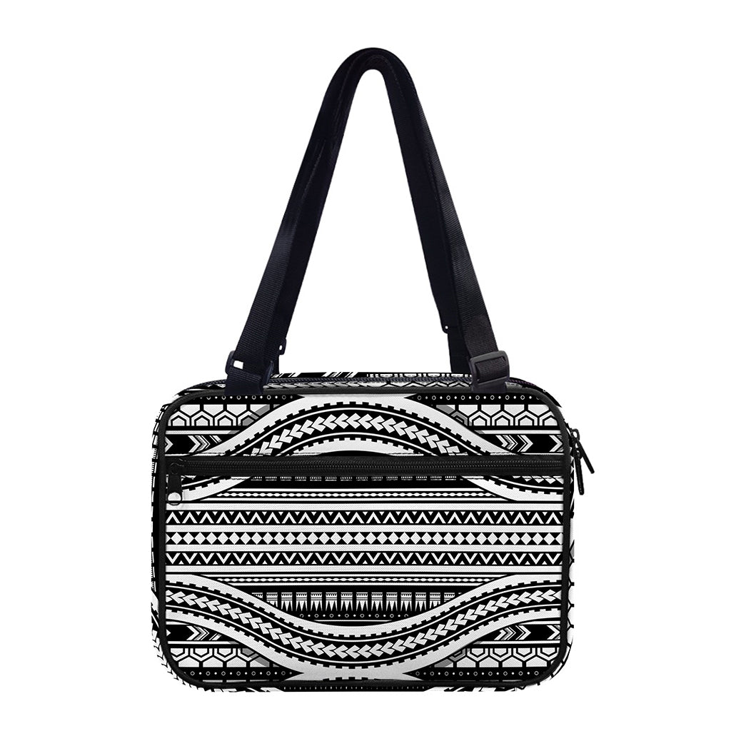 Maori Tattoo Polynesian Tribal Print Double Strap Bible Bag