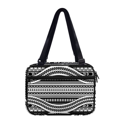 Maori Tattoo Polynesian Tribal Print Double Strap Bible Bag