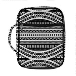 Maori Tattoo Polynesian Tribal Print Front Pocket Bible Bag