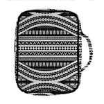 Maori Tattoo Polynesian Tribal Print Front Pocket Bible Bag