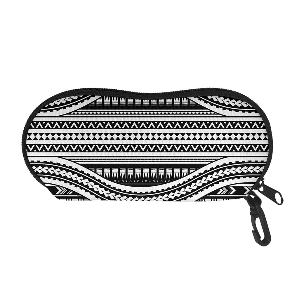Maori Tattoo Polynesian Tribal Print Glasses Case