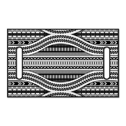 Maori Tattoo Polynesian Tribal Print Golf Cart Seat Cover