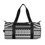 Maori Tattoo Polynesian Tribal Print Gym Bag