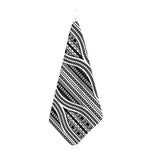 Maori Tattoo Polynesian Tribal Print Hand Towel