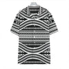 Maori Tattoo Polynesian Tribal Print Hawaiian Shirt