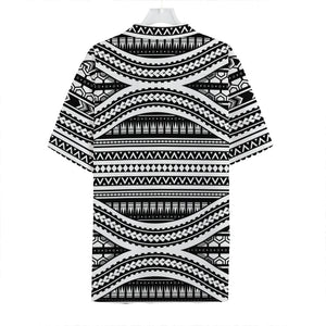 Maori Tattoo Polynesian Tribal Print Hawaiian Shirt