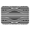 Maori Tattoo Polynesian Tribal Print Indoor Door Mat